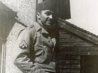 Jake Datema*, driver of a tank destroyer in 3rd Platoon.  (Co. C, 634th TD Bn).  [Photo courtesy of Mike Getten, son of Jean Getten and nephew of Lynes Getten; both 634th TDBn soldiers] : Jake Datema, Company C, 634th Tank Destroyer Battallion.