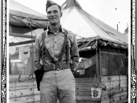 Corporal Agnes, at Camp Claiborne, Louisiana  [Photo courtesy of Mike Getten, son of Jean Getten and nephew of Lynes Getten; both 634th TDBn soldiers] : 634th TDBn, Tank Destroyers, CPL Agnes, Camp Claiborne