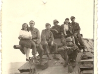 Cpl Leonard W. Hansman, third from left. [Photo courtesy of Brenda Daas, niece of L. W. Hansman]