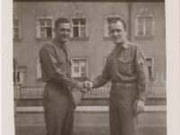 Emil on left with brother Tony Galitech.    Photo courtesy of Emil Galetich's daughters: Gail Longhenry and Debbie Grow.
