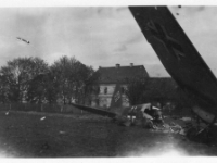 German plane crash site; location unknown.    Photo courtesy of Emil Galetich's daughters: Gail Longhenry and Debbie Grow.