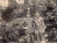 Willie Galetich (L) with his brother Emil.    Photo courtesy of Emil Galetich's daughters: Gail Longhenry and Debbie Grow.