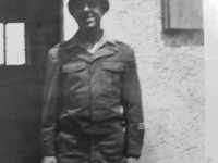 20190803 191250  George Kahora in France '44. [Photo courtesy of Iris Csimbok, daughter of George Kahora, Recon Co.]