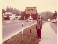 Edmund Knauf (Recon Co.) visited Aachen in 1969. He sent these photos to his friend, William Sheldon.   [Photo courtesy of Rose Mary Sheldon, daughter of PFC William Sheldon of Recon Co.]